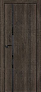 Товар Межкомнатная дверь P-22  кромка ABS черная c 4-х ст. Дуб темный